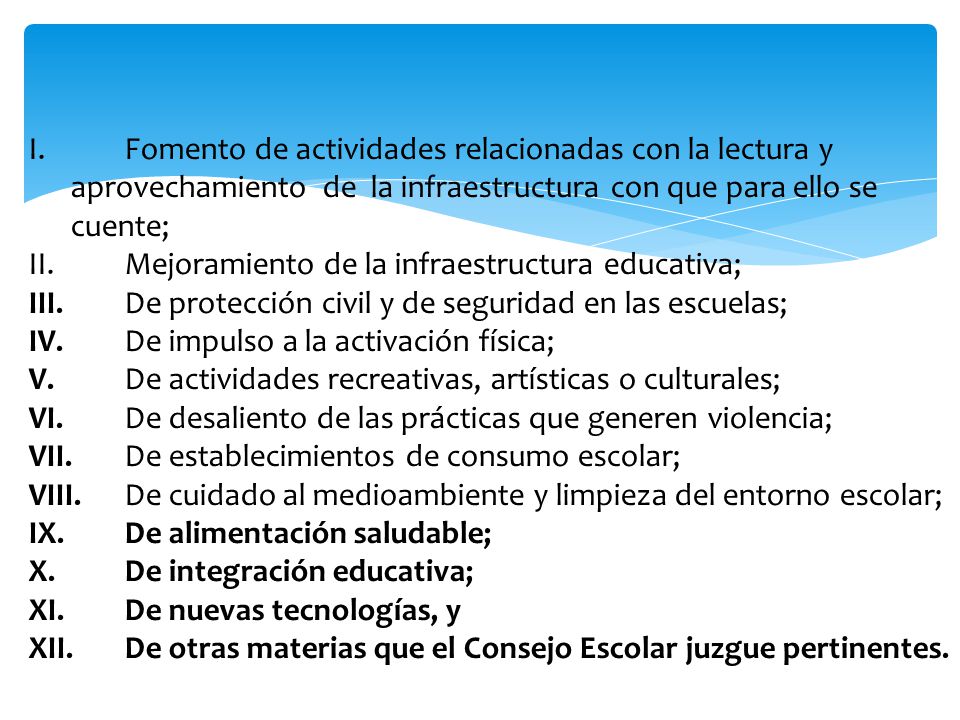 Fomento de actividades relacionadas con la lectura y aprovechamiento de la infraestructura con que para ello se cuente;