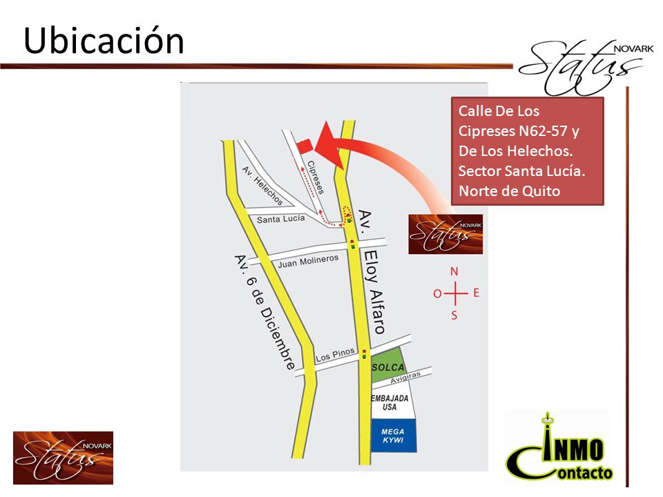 Ubicación Calle De Los Cipreses N62-57 y De Los Helechos. Sector Santa Lucía. Norte de Quito