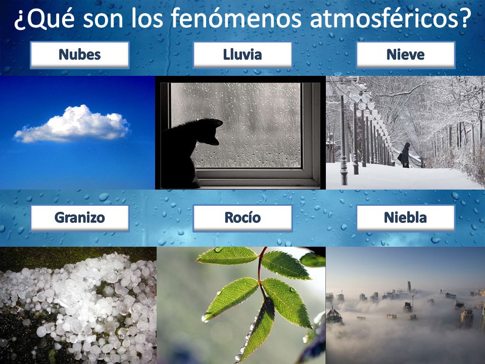 ¿Qué son los fenómenos atmosféricos