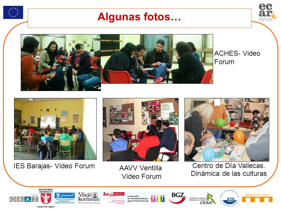 Algunas fotos… ACHES- Video Forum IES Barajas- Video Forum