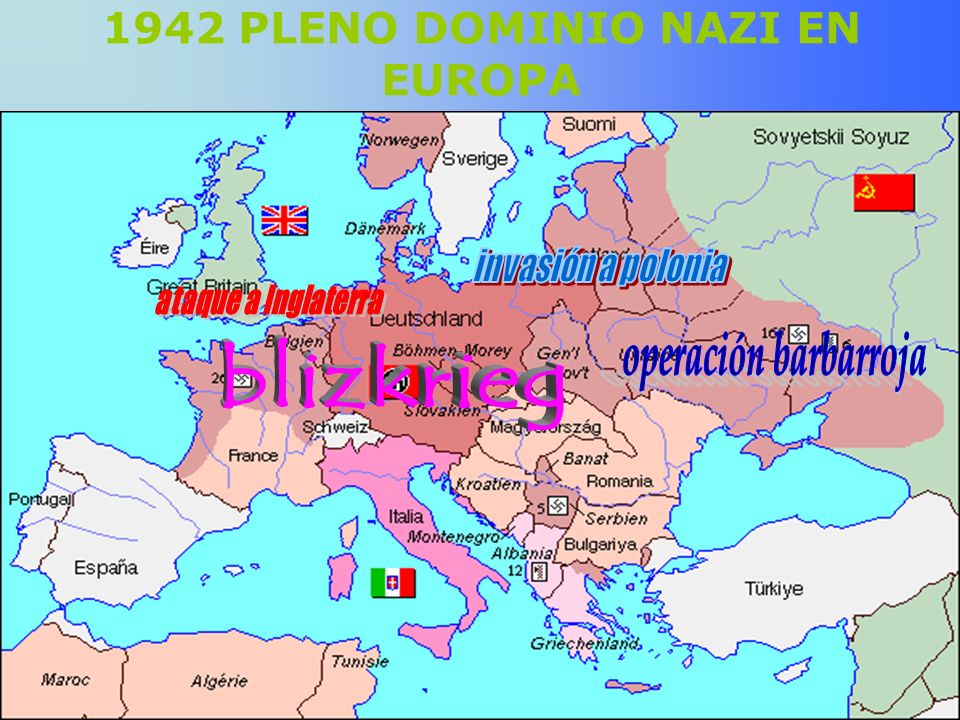 1942 PLENO DOMINIO NAZI EN EUROPA
