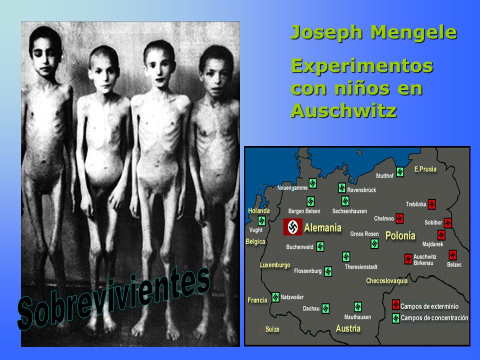 Joseph Mengele Experimentos con niños en Auschwitz Sobrevivientes