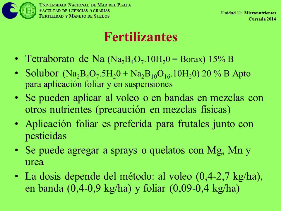 Fertilizantes Tetraborato de Na (Na2B4O7.10H20 = Borax) 15% B