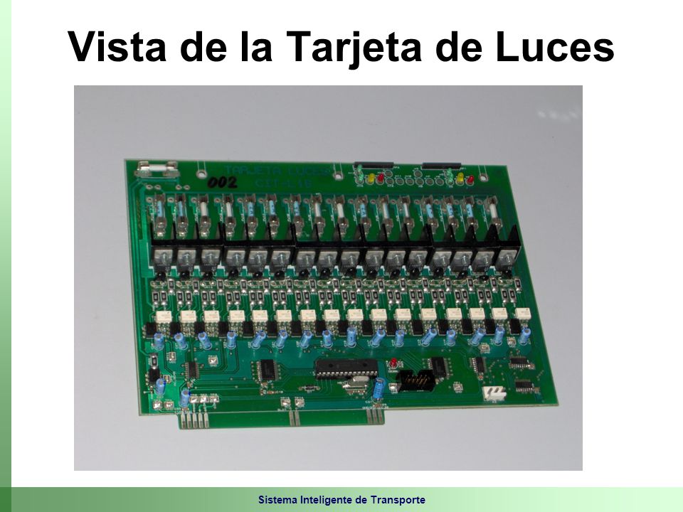 Vista de la Tarjeta de Luces