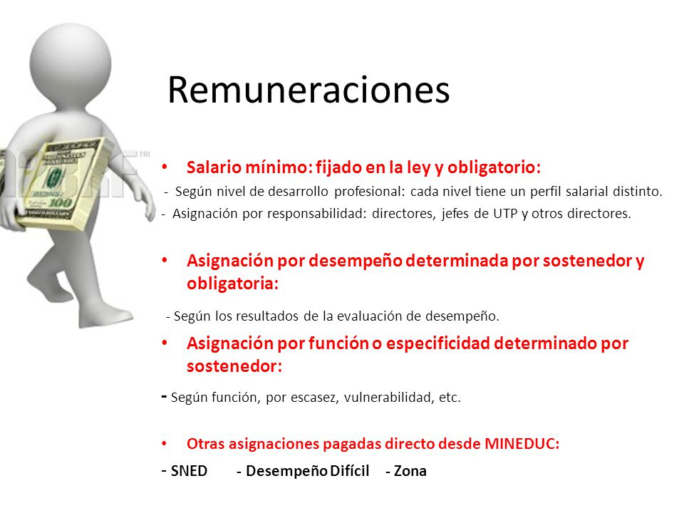 Remuneraciones - Según los resultados de la evaluación de desempeño.