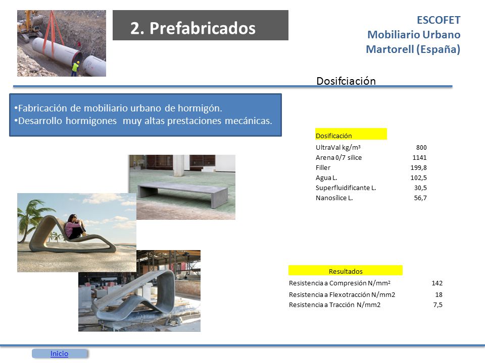 2. Prefabricados ESCOFET Mobiliario Urbano Martorell (España)
