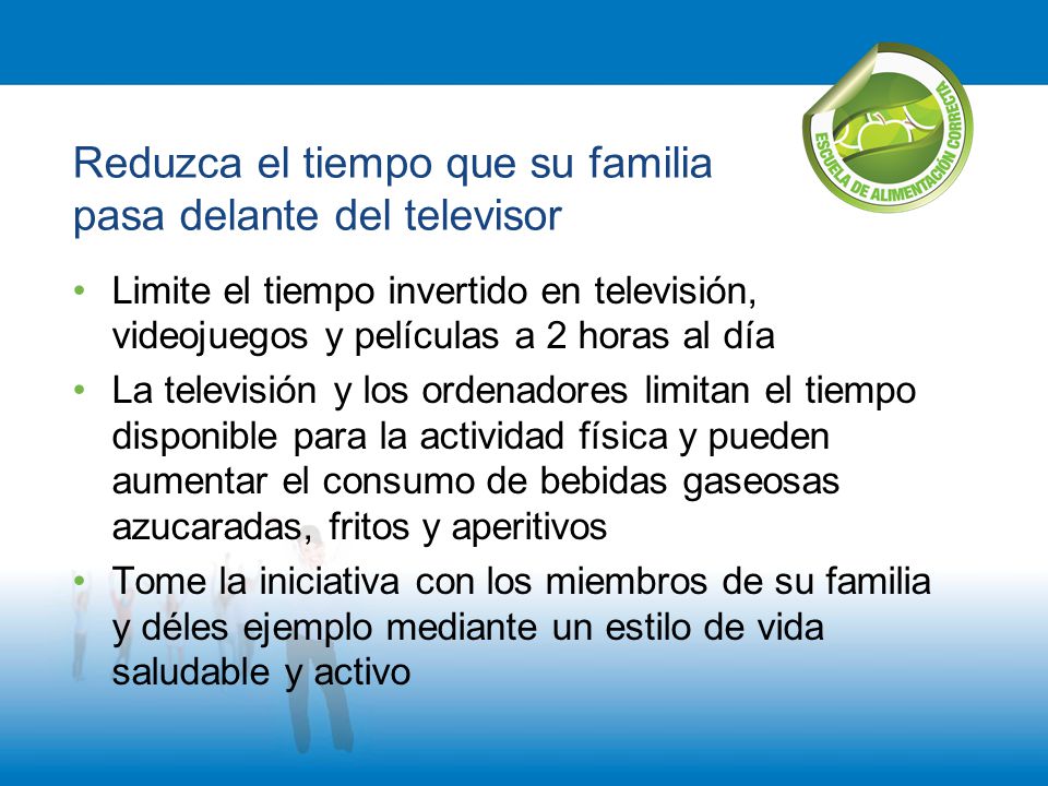 Reduzca el tiempo que su familia pasa delante del televisor