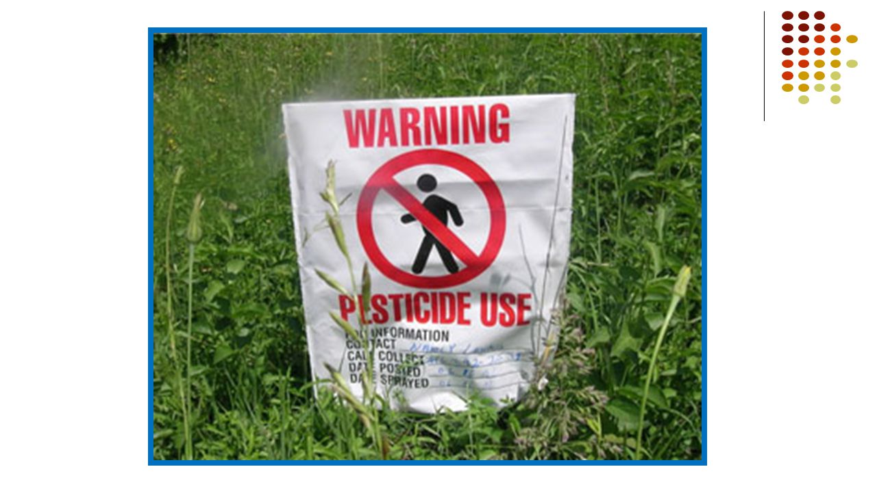 What other warning signs have you seen on the fields