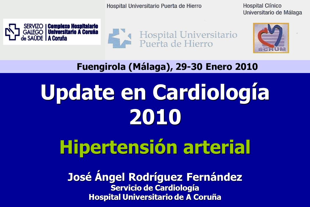 Update en Cardiología 2010 Hipertensión arterial