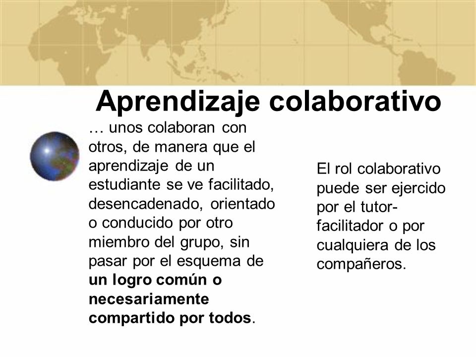 Aprendizaje colaborativo