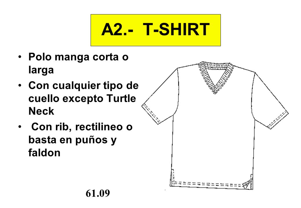 A2.- T-SHIRT Polo manga corta o larga