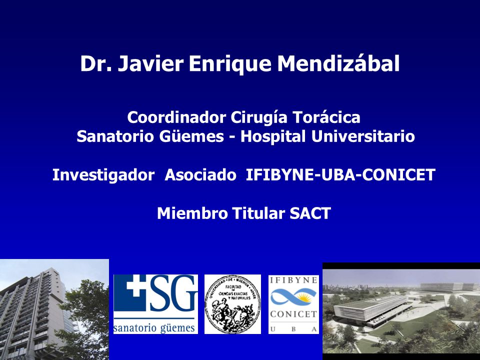 Dr. Javier Enrique Mendizábal