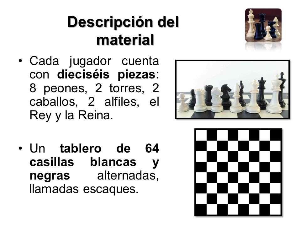 El ajedrez. - ppt descargar