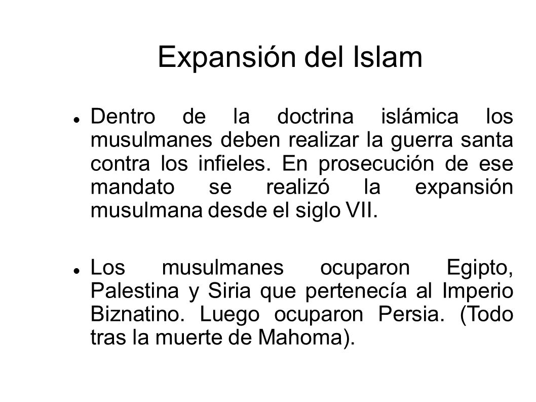 Expansión del Islam