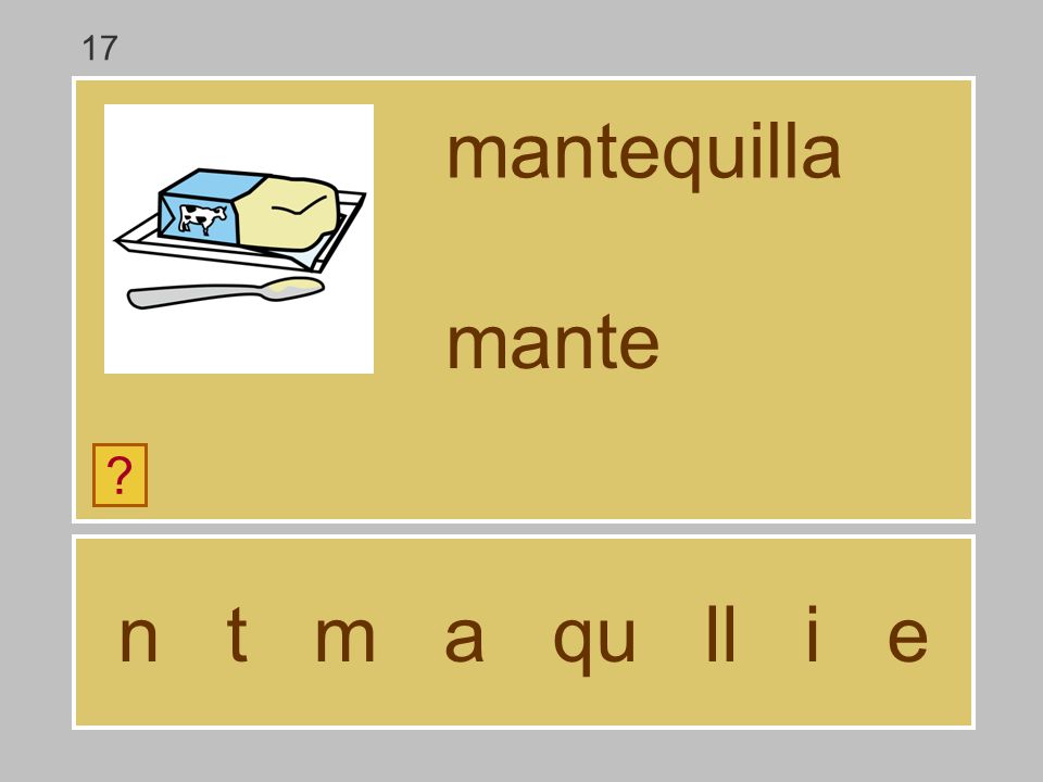 17 mantequilla mante n t m a qu ll i e