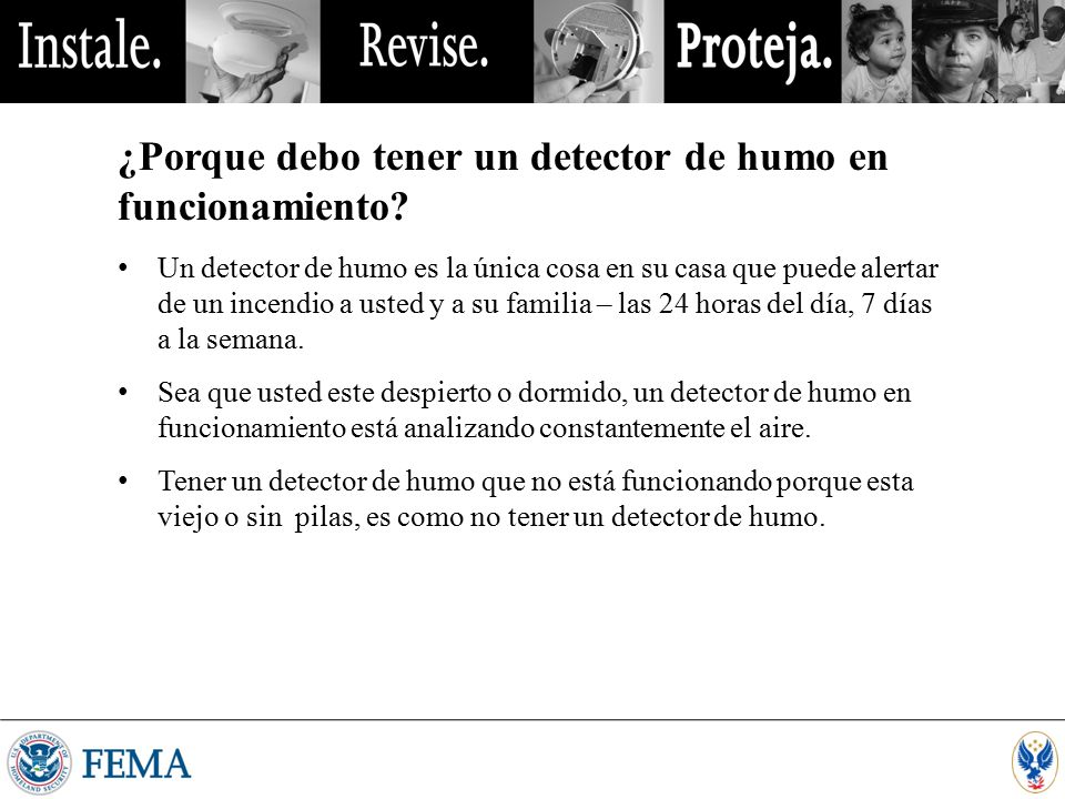 ¿Porque debo tener un detector de humo en funcionamiento