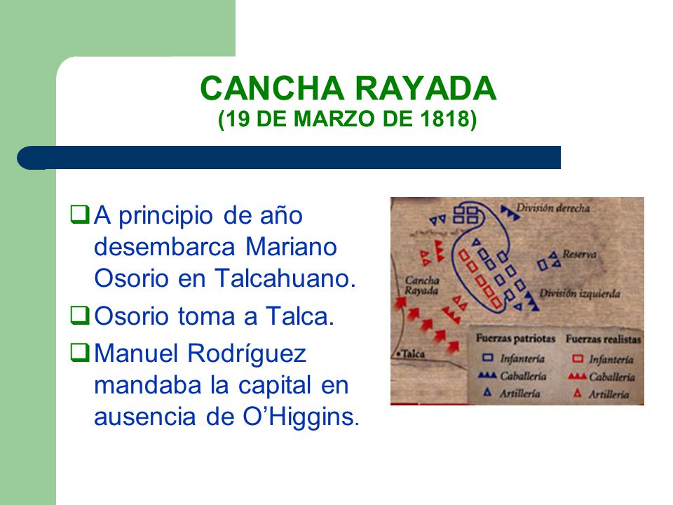 CANCHA RAYADA (19 DE MARZO DE 1818)