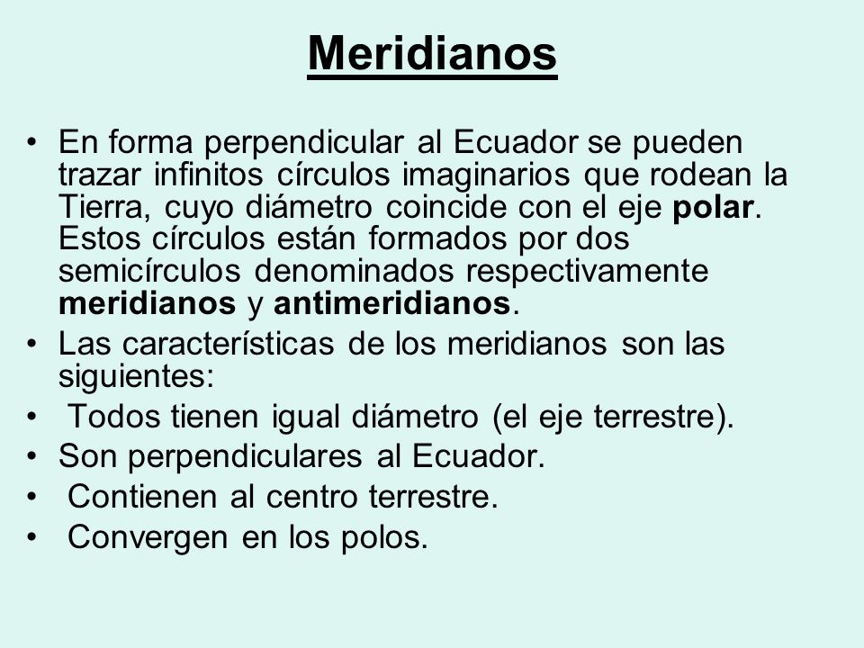 Meridianos