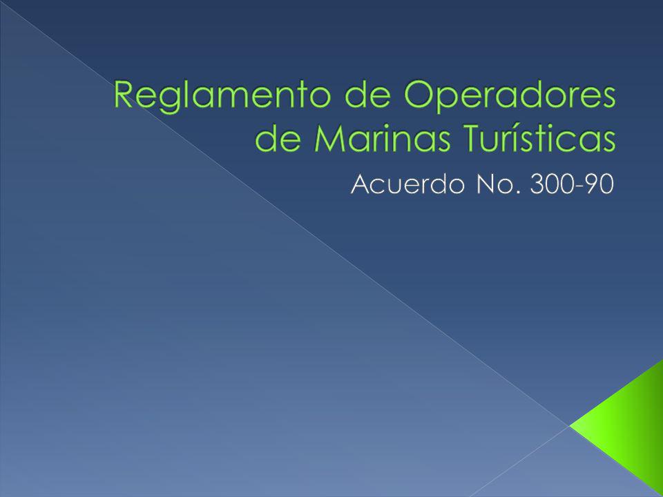 Reglamento de Operadores de Marinas Turísticas