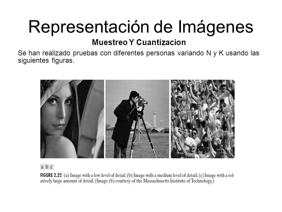 Representación de Imágenes