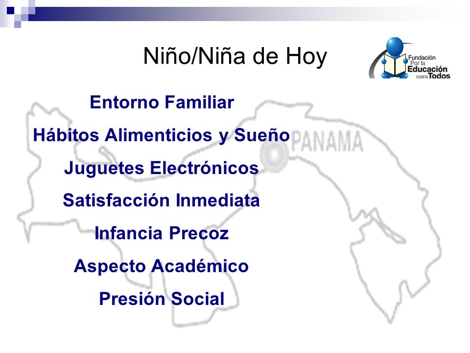 Niño/Niña de Hoy Entorno Familiar Hábitos Alimenticios y Sueño
