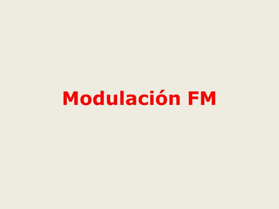 Modulación FM