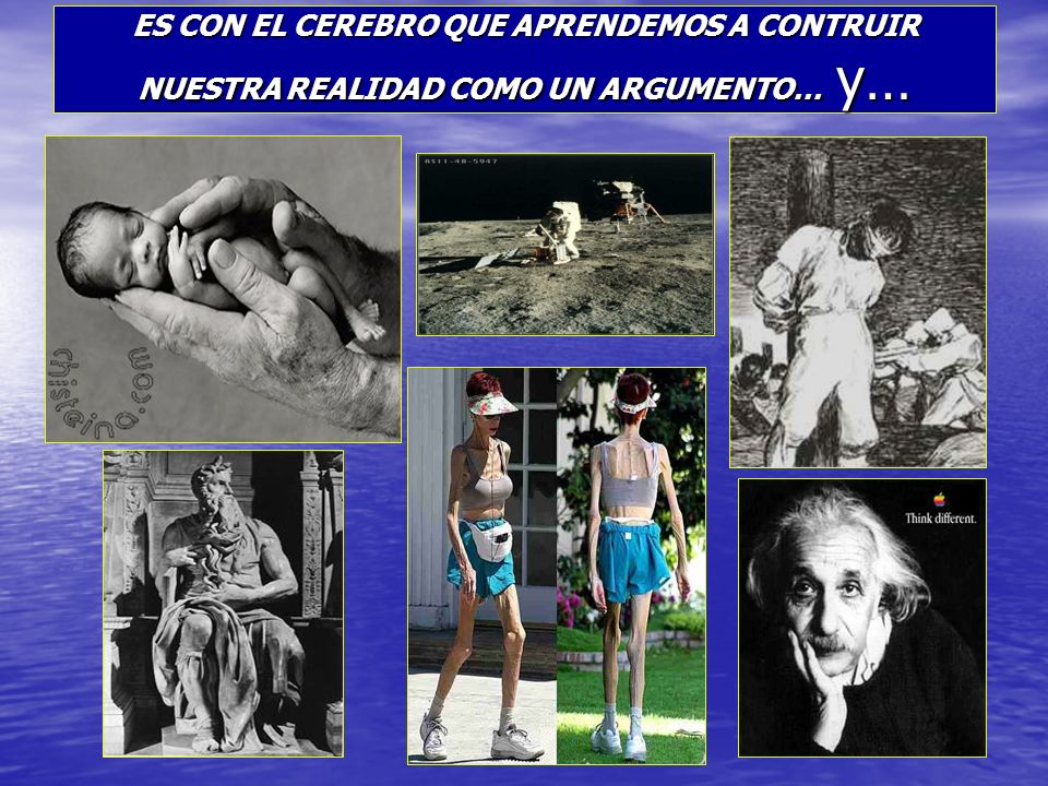 ES CON EL CEREBRO QUE APRENDEMOS A CONTRUIR NUESTRA REALIDAD COMO UN ARGUMENTO… y…