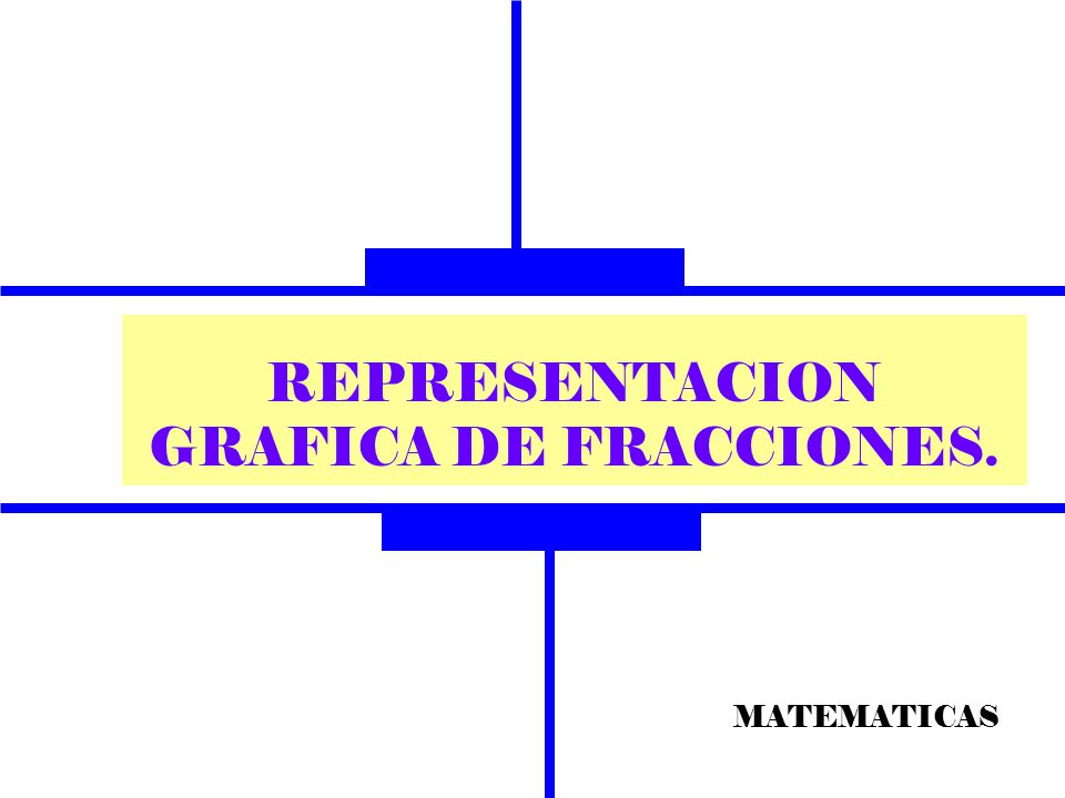 REPRESENTACION GRAFICA DE FRACCIONES.