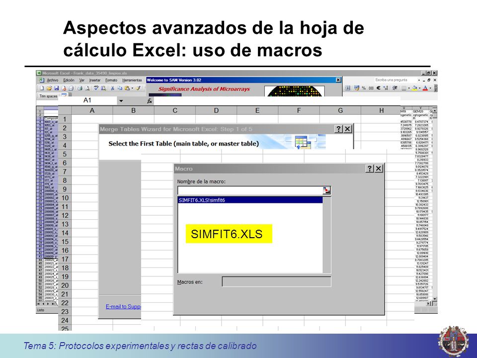 Aspectos avanzados de la hoja de cálculo Excel: uso de macros