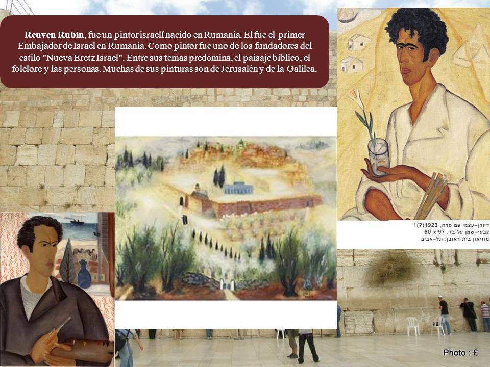 Reuven Rubin, fue un pintor israelí nacido en Rumania