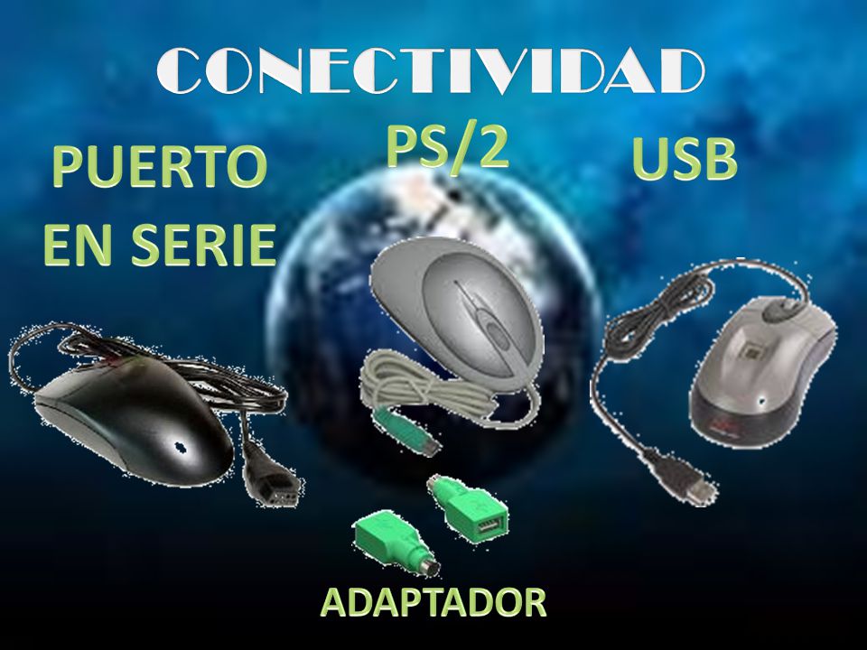 CONECTIVIDAD PS/2 USB PUERTO EN SERIE ADAPTADOR