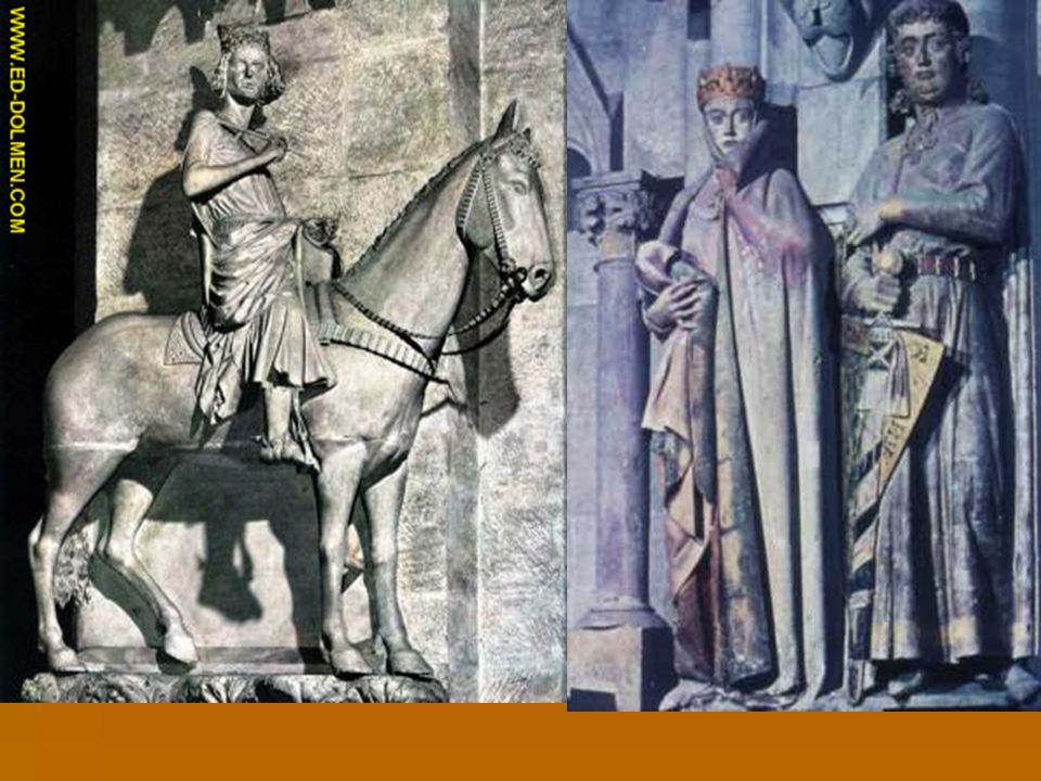 En el interior de las catedrales e iglesias góticas, la escultura también se desarrollará enormemente: