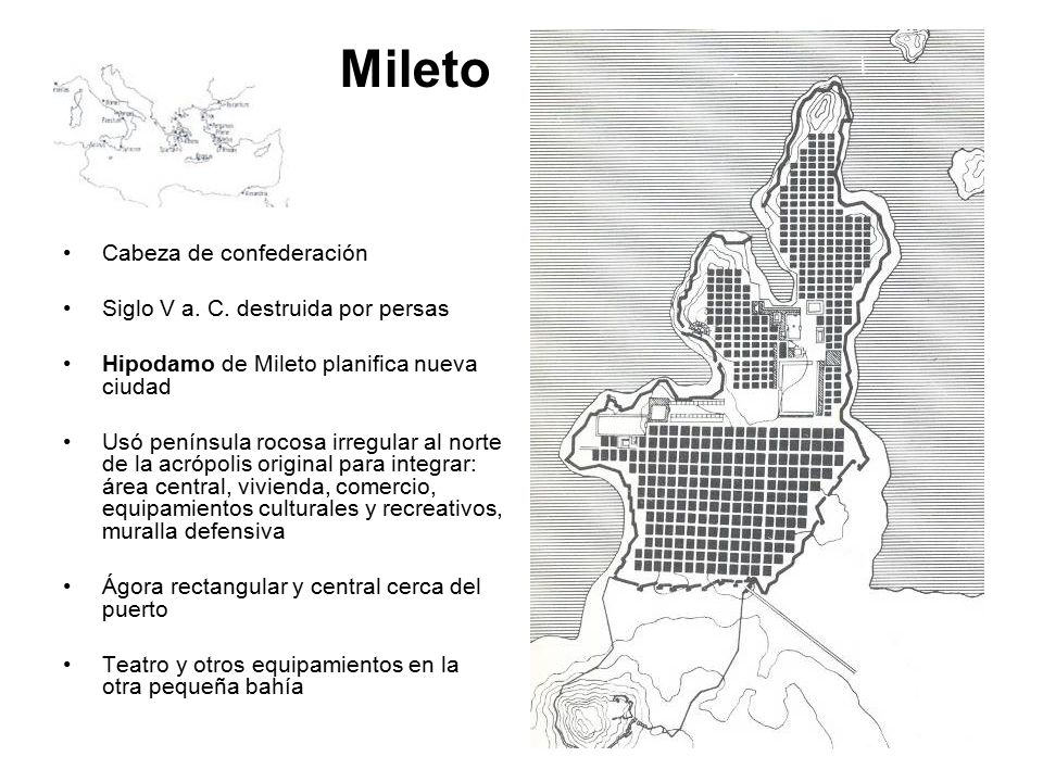 Mileto Cabeza de confederación Siglo V a. C. destruida por persas