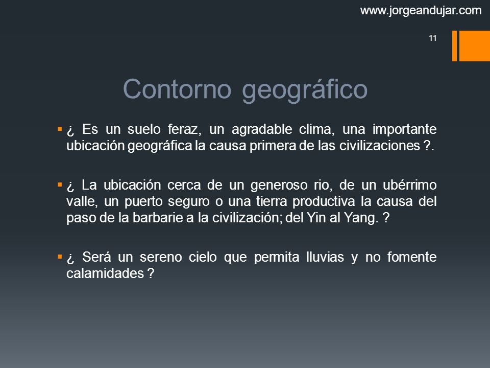 Contorno geográfico.