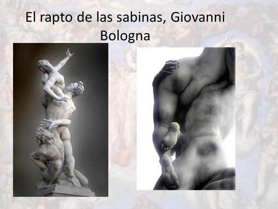 El rapto de las sabinas, Giovanni Bologna