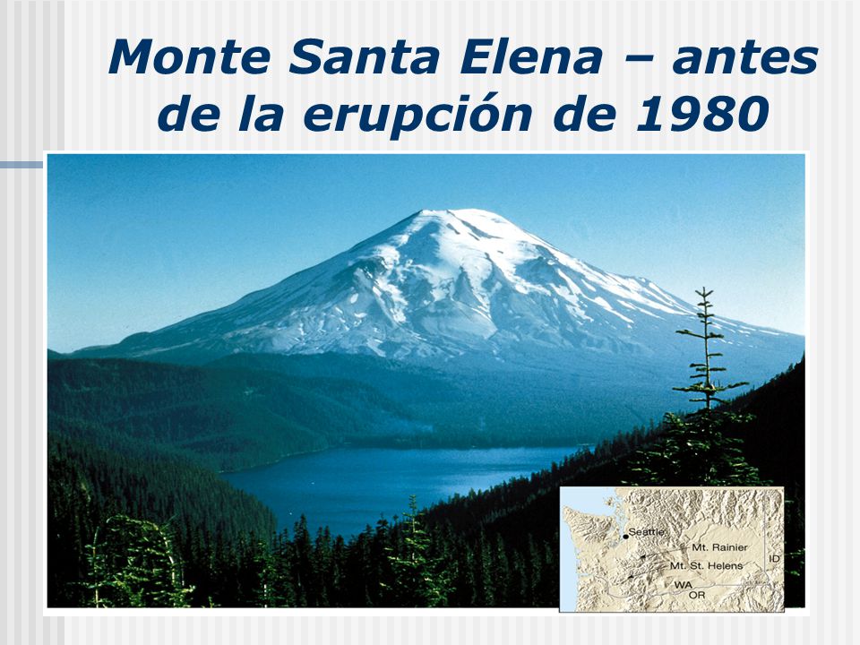 Monte Santa Elena – antes de la erupción de 1980