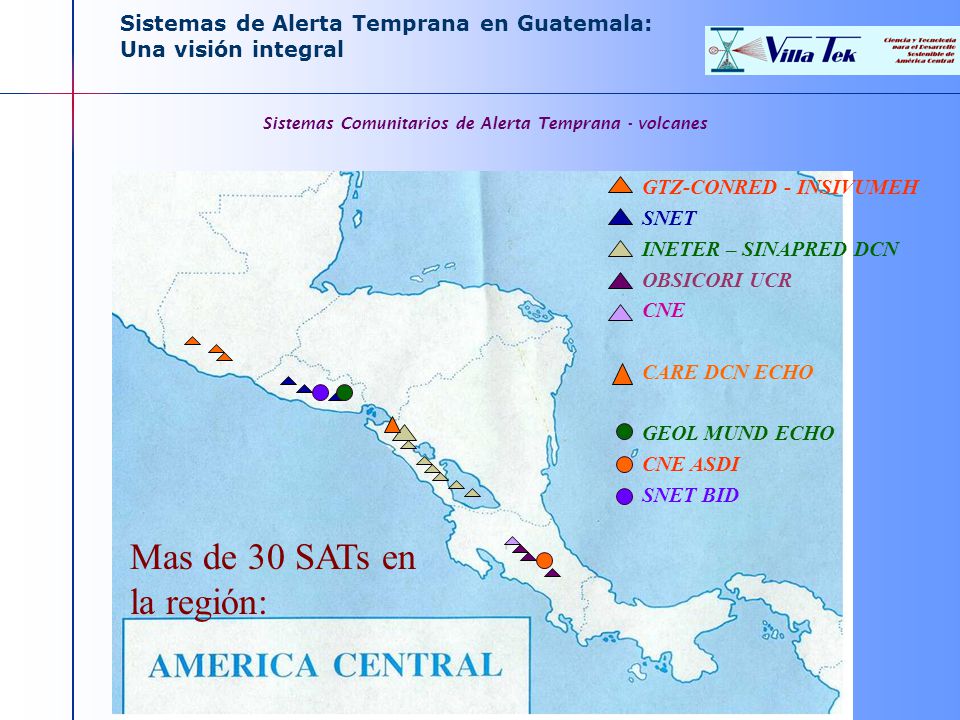 Sistemas Comunitarios de Alerta Temprana - volcanes