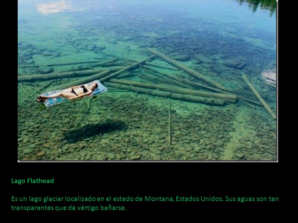 Lago Flathead Es un lago glaciar localizado en el estado de Montana, Estados Unidos.