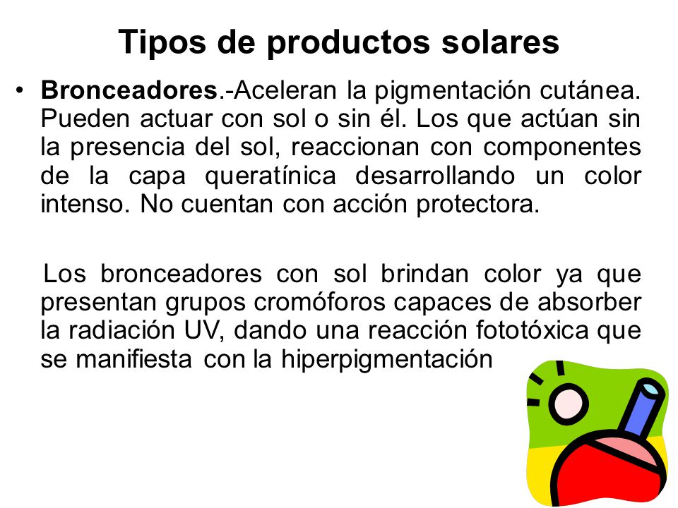 Tipos de productos solares