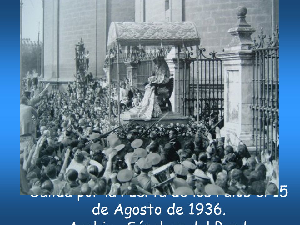 Salida por la Puerta de los Palos el 15 de Agosto de