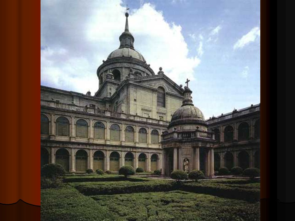 El claustro de los Evangelistas es una galería de doble piso, con semicolumnas clásicas, inspirada en los patios romanos, pero con el toque moderno que le dan su gran amplitud y la horizontalidad resultante.