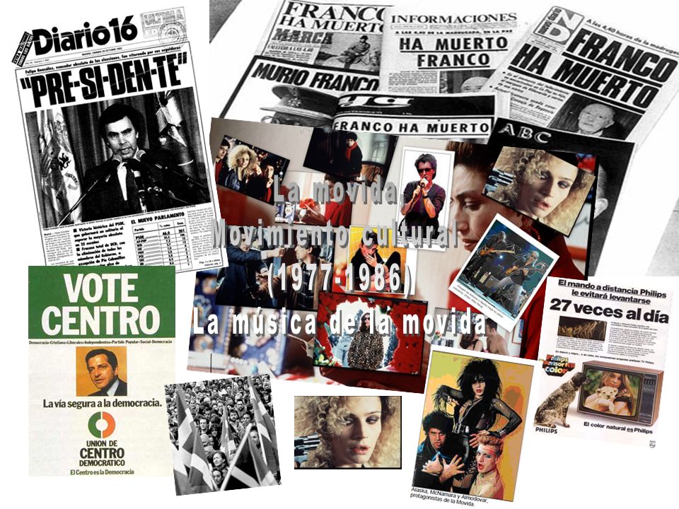 La movida, Movimiento cultural ( ) La música de la movida