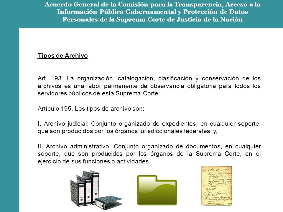 Acuerdo General de la Comisión para la Transparencia, Acceso a la Información Pública Gubernamental y Protección de Datos Personales de la Suprema Corte de Justicia de la Nación