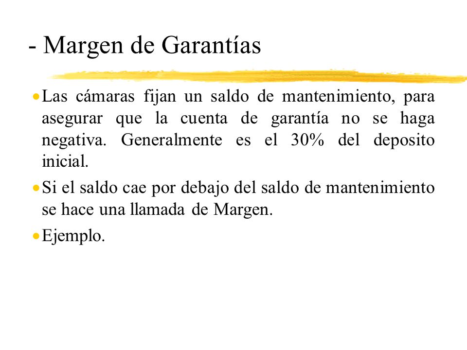 Margen de mantenimiento forex