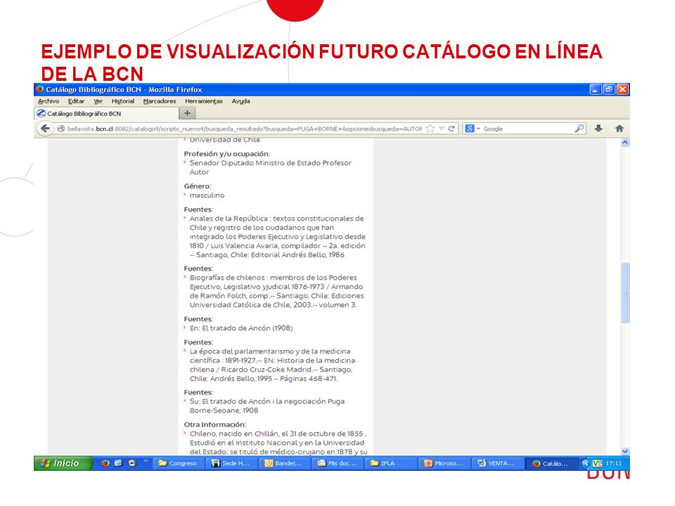 EJEMPLO DE VISUALIZACIÓN FUTURO CATÁLOGO EN LÍNEA DE LA BCN