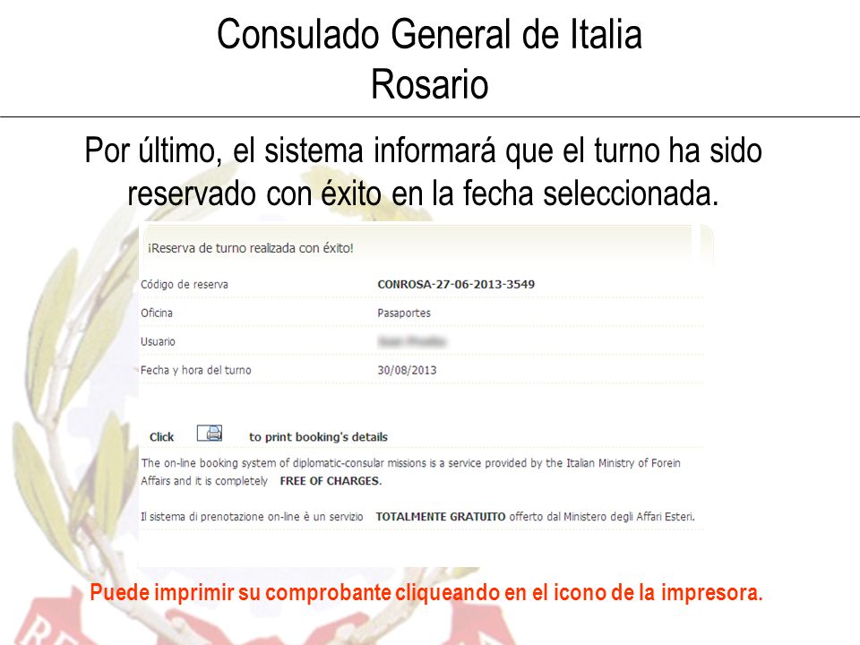 Consulado General de Italia Rosario - ppt descargar