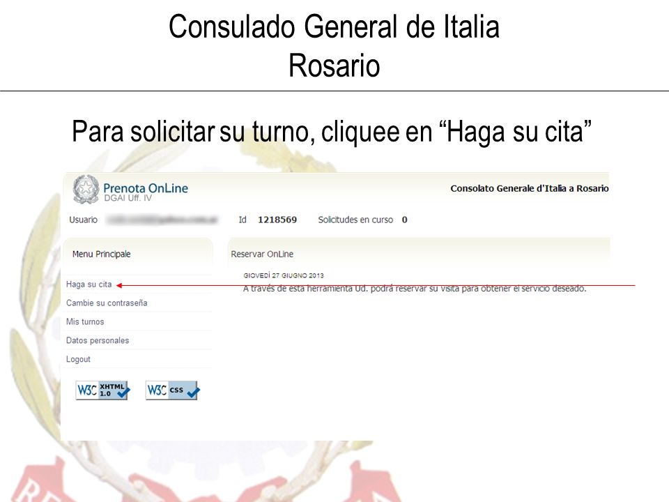 Consulado General de Italia Rosario - ppt descargar