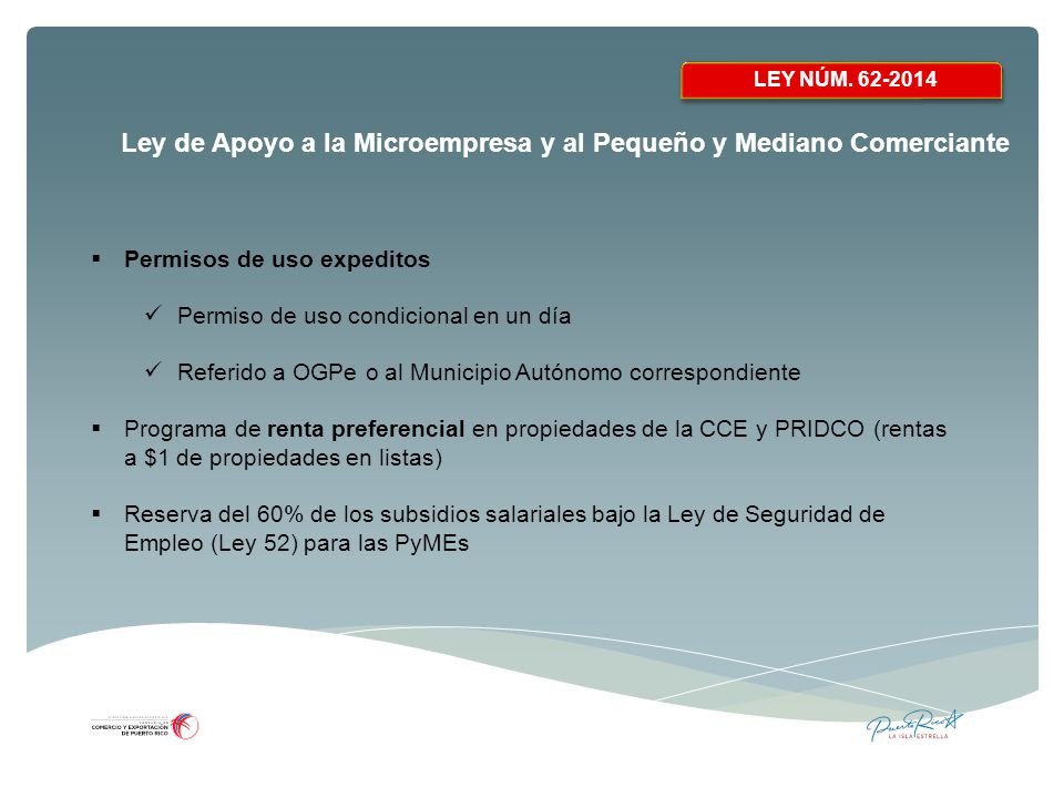 Permisos de uso expeditos Permiso de uso condicional en un día