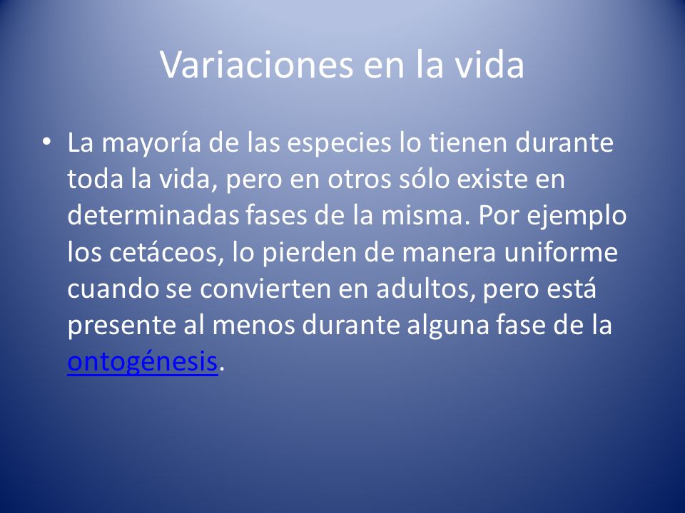 Variaciones en la vida