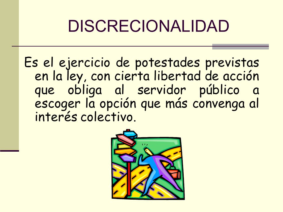 DISCRECIONALIDAD